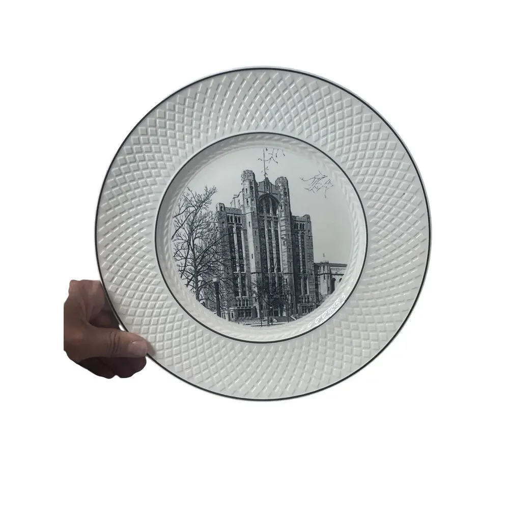 Vintage Spode‎ Copeland Mansard plate Detroit Masonic Temple